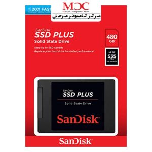 اس اس دی اینترنال سن دیسک مدل SSD PLUS ظرفیت ۴۸۰ گیگابایت